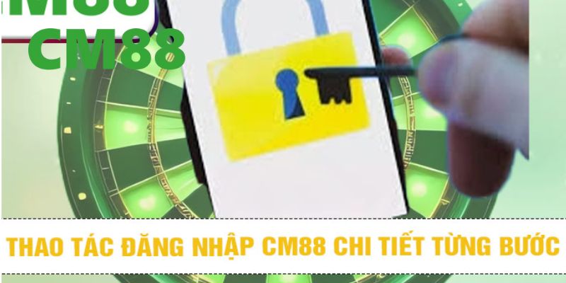 Đăng Nhập CM88 – Truy Cập Nhanh, An Toàn Để Khám Phá Game 1 Quy trình đăng nhập CM88 chi tiết từng bước